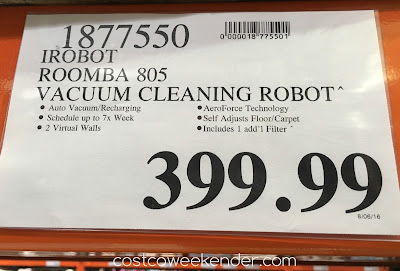 Deal for the iRobot Roomba 805 Vacuum Cleaning Robot at Costco