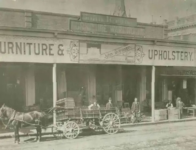 Vintage Old Sacramento Breuners Store