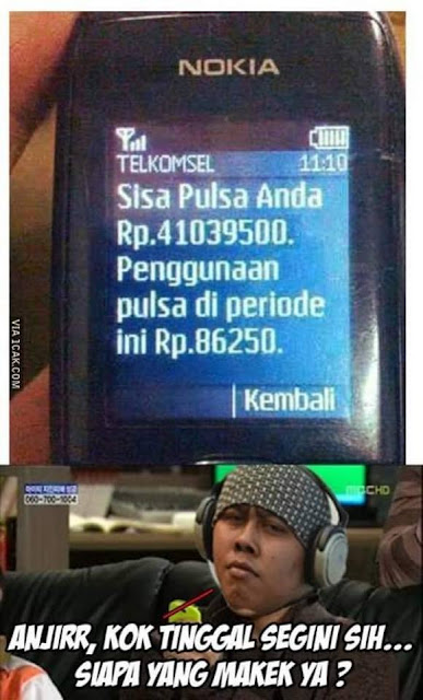 Meme orang sok kaya