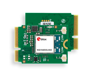 M2-MAYA-W2 card M.2 card with MAYA-W2 Wi-Fi 6, Bluetooth 5.2, 802.15.4 module