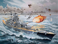 Revell 1/350 Battleship BISMARCK (05040) Color Guide & Paint Conversion Chart