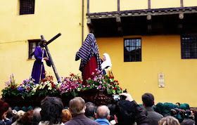 Jesús consuela a las mujeres de Jerusalén. Cofradía de María del Dulce Nombre. León. Foto G. Márquez.