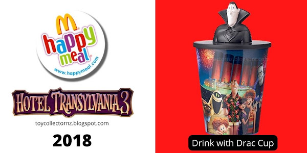 McDonalds Hotel Transylvania 3 Toys 2018 - Drink with Drac Cup