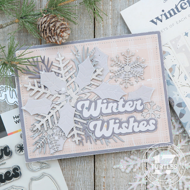 Winter Wishes Card by Juliana Michaels featuring the Scrapbook.com Hello Winter Mini Kit Bundle