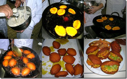 fritura do bolinho de acarajé