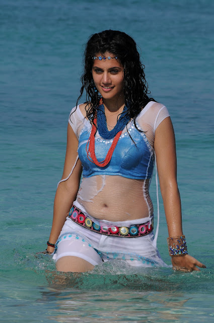 Tapsee Hot wet Stills from Daruvu