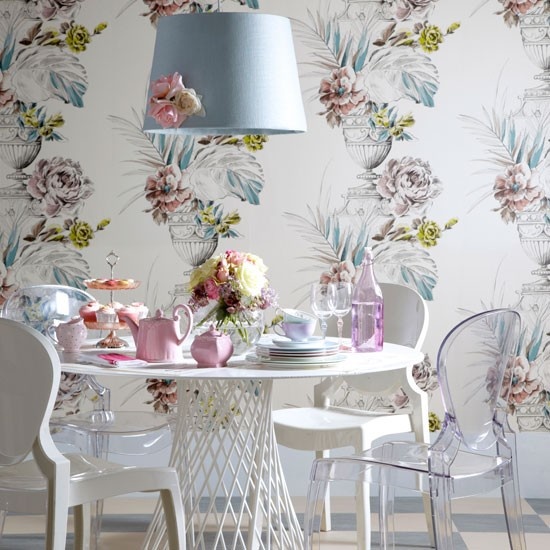 DESEJO DO DIA: Sala de Jantar Romântica e Moderna. Quero pra mim!!