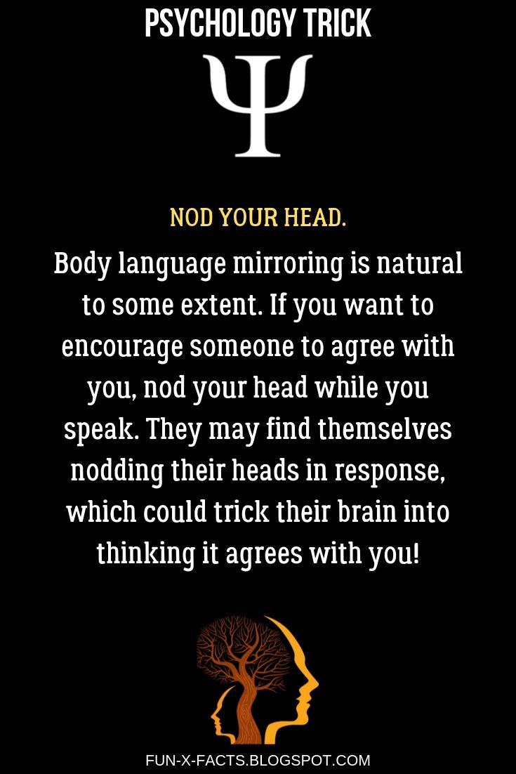 Nod your head - Best Psychology Tricks