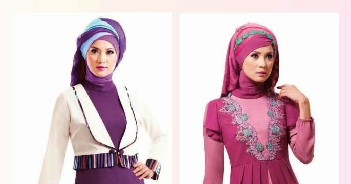 Model Baju Muslim Gamis Modern  Cantik Berbaju Muslim