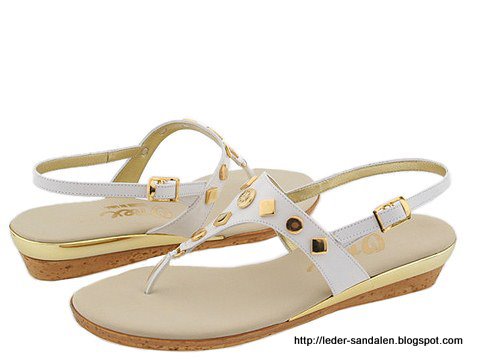 Leder sandalen:352976