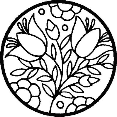 coloring pages of flowers and hearts. Flowers are modified stems and