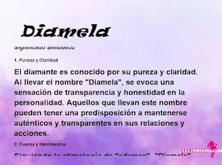 significado del nombre Diamela