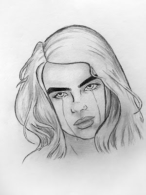 Billie Eilish Sketch by Gem-D on DeviantArt