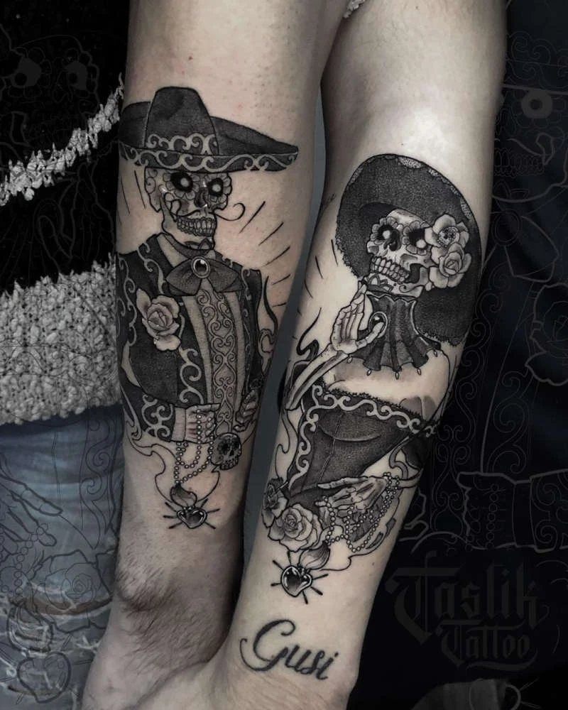 Tatuaje del día de los muertos