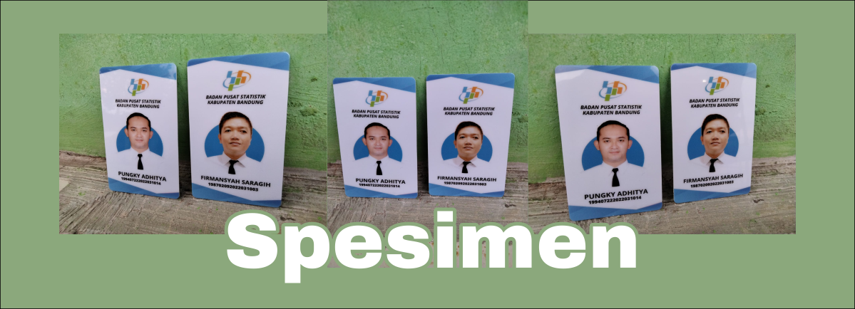 Contoh ID Card Terbaru dari Soreangkupod - Badan Pusat Statistik Kabupaten Bandung