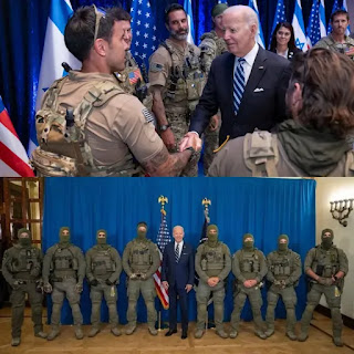 The White House deletes a photo of Biden with American special forces in Israel