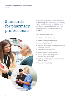 Standards for Pharmacy Professionals in UK
