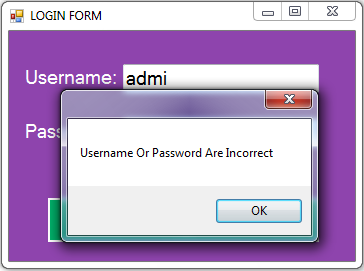 vb.net inventory system - login form error