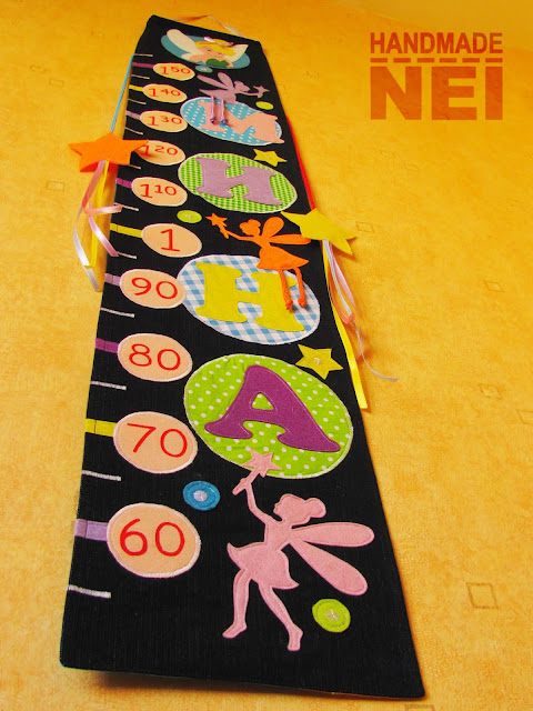 Handmade Nel: Метър за дете "Мина" 