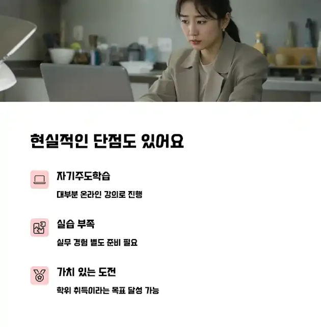 현실적인 단점