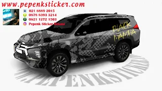 Sticker pajero bercak