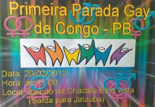 Paraíba - Congo terá “Parada Gay” na segunda-feira de Carnaval