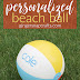 Beach Ball Party Favor & Banner {tutorial} + a Giveaway