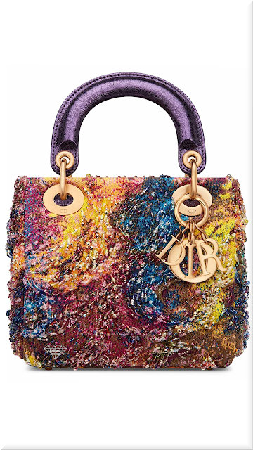 ♦Lady Dior Bags Art Edition 7th 2023 Artist Wang Yuyang China #dior #ladydior #bags #purple #brilliantluxury