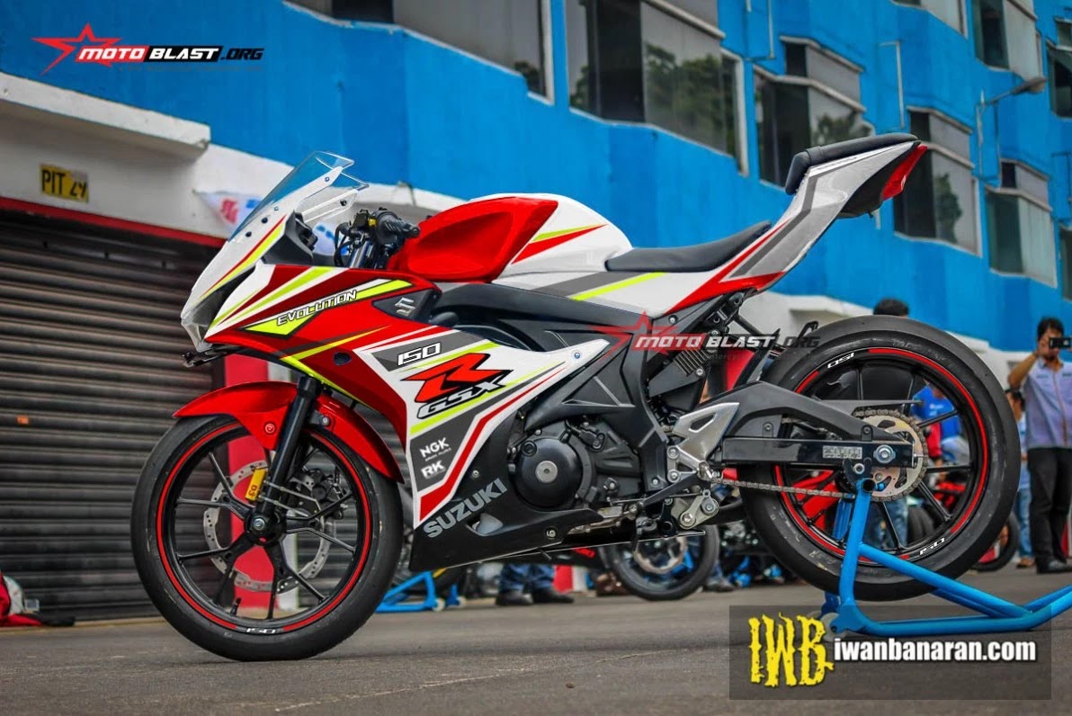 Keren Ini 19 Gambar Modifikasi  warna Suzuki  GSX  R150  