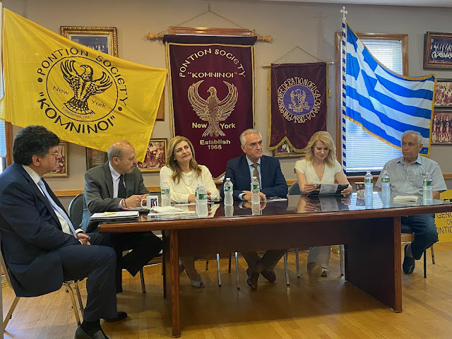 Συνάντηση Αντιπροσωπείας της Βουλής των Ελλήνων με ηγέτες των Ποντίων των ΗΠΑ
