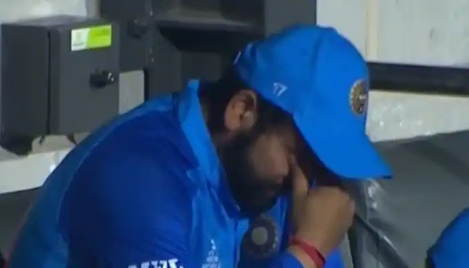 Watch: भारत के टी20 विश्व कप से बाहर होने के बाद डगआउट में रो पड़े रोहित शर्मा, वीडियो हुआ वायरल