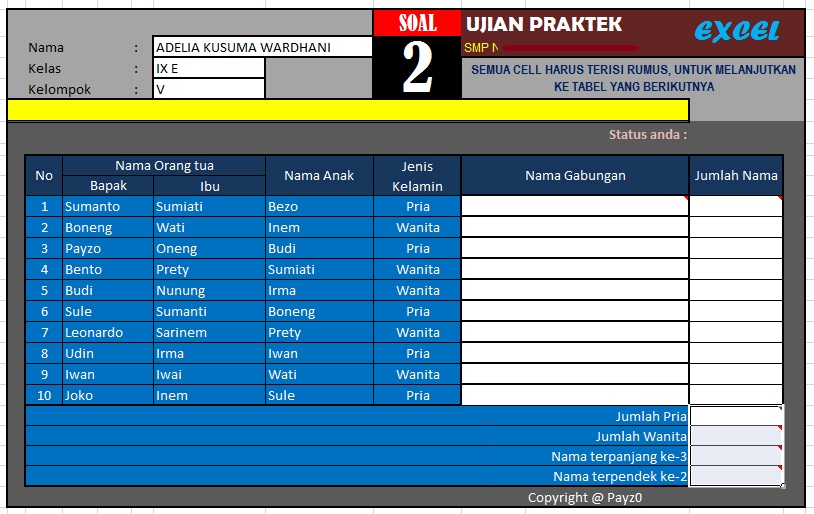 Contoh Cerpen Untuk Ujian Praktek - Gontoh