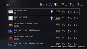 Guilty Gear STRIVE different Trophy