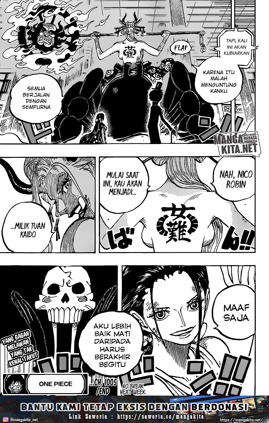 Manga One Piece Chapter 1005 Bahasa Indonesia