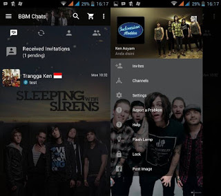 BBM Mod Sleeping With Sirens v2.11.0.18 Apk
