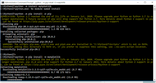 Como instalar Matplotlib