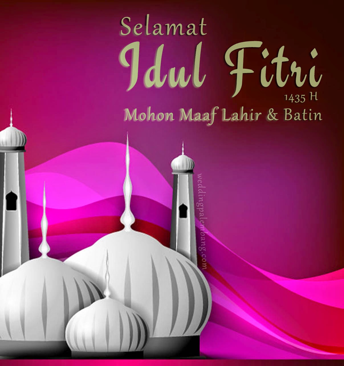 GAMBAR KARTU UCAPAN SELAMAT HARI RAYA IDUL FITRI 1435 H 