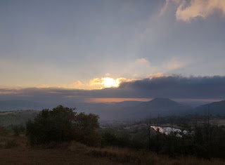 The sun FINALLY breaks above the clouds