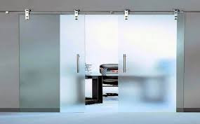 Elegant Sliding Glass Door for Office