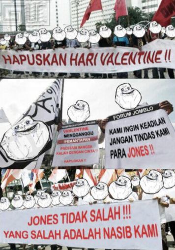 10 Meme 'Hari Valentine' Ini Kocaknya Bikin Jomblo Nangis Darah