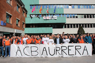 Barakaldo muestra su apoyo a los trabajadores de la Acería Compacta de Bizkaia