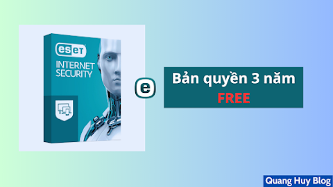 Bản cài đặt ESET Internet Security kích hoạt bản quyền đến năm 2026