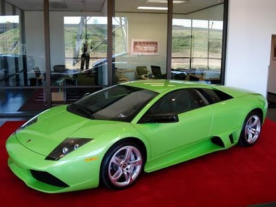 Lambroghini decides to go green as well Amazing isn't it
