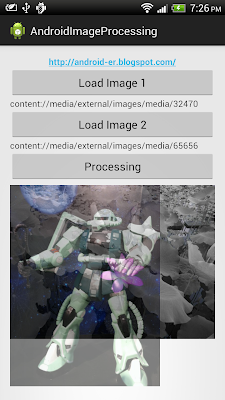 Merge two image, overlap with Alpha.