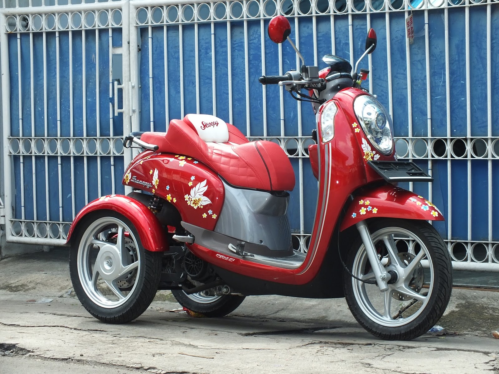  Modifikasi  JOK  MOTOR  JOK  HONDA SCOOPY  Pesanan Mrs ANI 