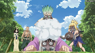 ドクターストーン アニメ 宝島 3期7話 催涙弾 | Dr. STONE Season 3 Episode 7