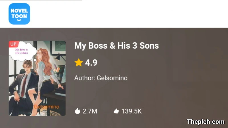 Novel My Boss & His 3 Sons Gratis