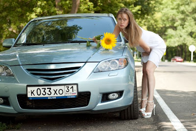 Cute Russian Girls and their Cars