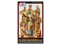 Tamiya 1/48 WWII GERMAN AFRICA CORPS INFANTRY SET (32561) Color Guide & Paint Conversion Chart　