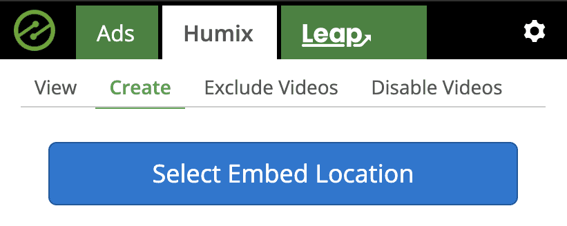 select location after clicking create.